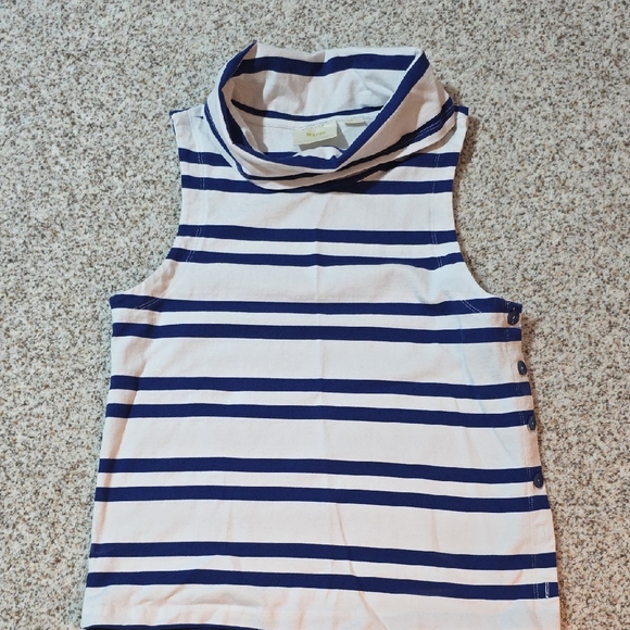 Anthropologie Tops - Anthropologie Maeve Blue and White Striped Top